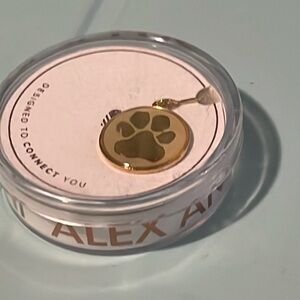 NWT ALEX AND ANI PAW PRINT CHARM AND HOOK